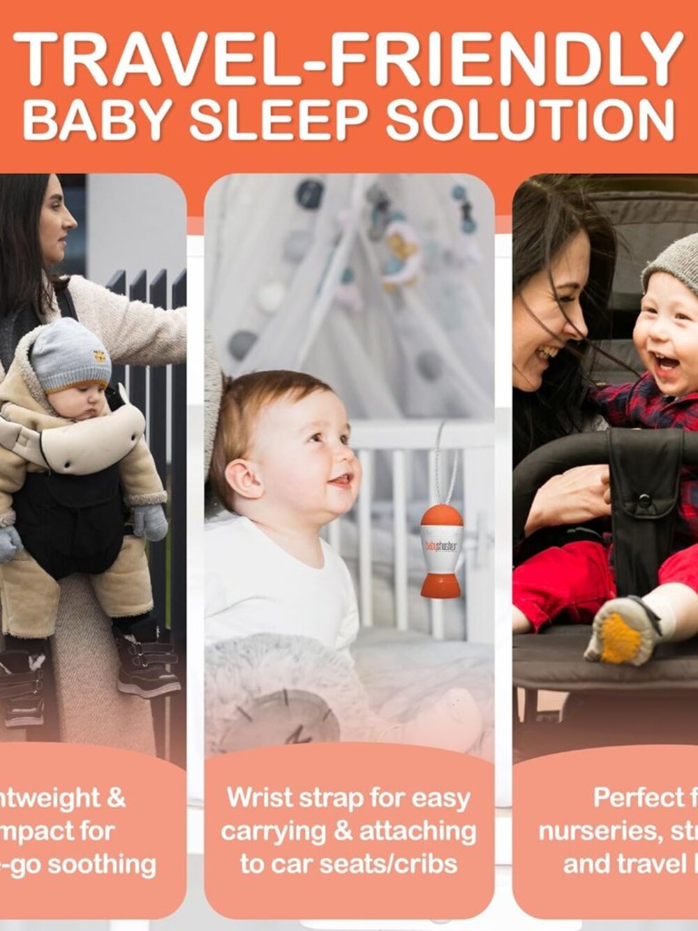 Portable Sound Machine - Mom-Like 'Shh!' Sound for Baby, Sleeping Soother, Newbo - Picture 5 of 8